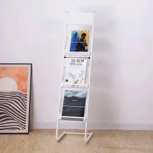 철제잡지꽂이 카달로그 거치대 진열대 리플릿 팜플렛