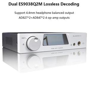 Audiophile 오디오 디코더 QCC5125 Bluetooth 5.1 듀얼 ES9038Q2M DAC DSD512 HIFI 디지털-아날로그 변환기