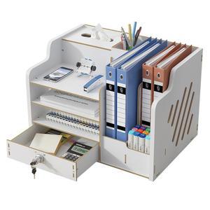 사무실 책상 다층 수납함 A4 서류 및 문구 정리 책꽂이