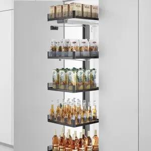 높이조절 수납장 이층침대선반 서랍 바구니 캐비닛 공간활용 100kg하중 레일