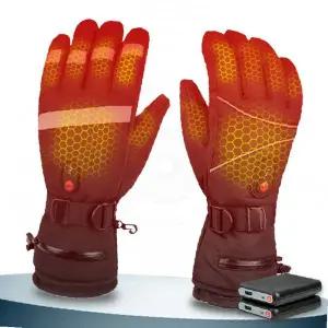 충전식 발열 장갑 겨울 방한 오토바이 등산 스키 야외활동 터치스크린 방수 보온
