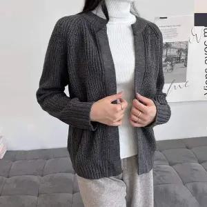 [골드스마일]2LUPP 오픈니트가디건 라운드가디건 여자상