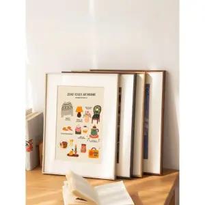 우드 원목 액자 사진 족자 결혼 벽걸이 본식 우드액자 원목 색상 40x60cm 벽걸이