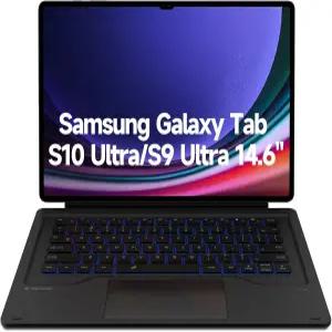 삼성 갤럭시 탭 S10 울트라/ S9 울트라용 덱스너 키보드 케이스 14.6인치 마그네틱 탈착식 책 커버 스타일