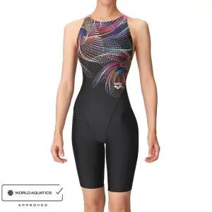 아레나 여자 선수용 5부 반전신 수영복 U159807 경기용