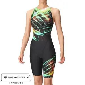 아레나 여자 선수용 5부 반전신 수영복 U160245 경기용
