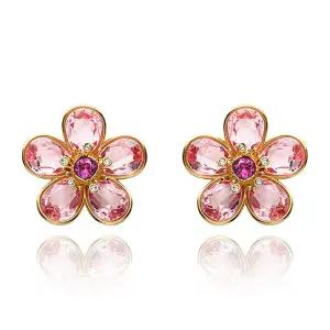 [스와로브스키] 5656635 Idyllia 플라워 스터드 귀걸이