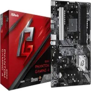 ASRock B550 팬텀 게이밍 4 AMD AM4 소켓 RyzenTM 3000 G 시리즈 4000 5000 및 데스크톱 프로세서 메인보드