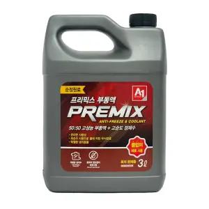에이원 물없이 바로쓰는 프리믹스 부동액 적색 3L 1개 냉각부동액