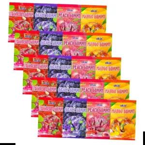 포도젤리 오키오젤리4종 딸기+포도+피치+망고(5개씩)