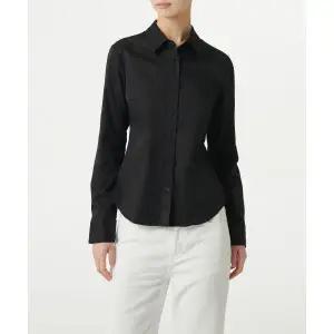 무신사 스탠다드 WOMAN 남방 셔츠 티셔츠 우먼즈 슬림 핏 [블랙]