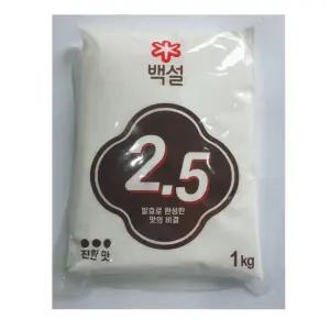 CJ 백설 바이오핵산 발효조미료2.5 1kg