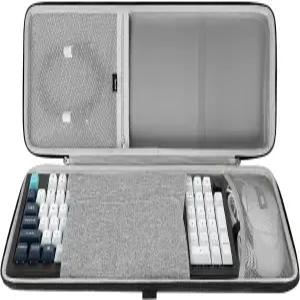 GEEKRIA 90 -96 키보드 및 마우스 콤보 케이스 Keychron V5 Max /Q5 Pro AULA F99 RK Royal KLUGE S98