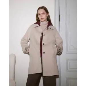 [25 신상] 체크배색 핸드메이드 코트VOCEA5WA351 452812