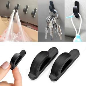 자동차 후크  USB 케이블 헤드폰 키 가방에 대 한 마그네틱 접착 걸이 주방 욕실 미니 소형 수납함