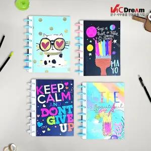 [꾸꾸까까]빅드림 A5 하드커버 두꺼운 유선 연습장 스프링 노트 (4종 택1)