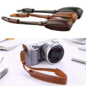 [호환품]퀵릴리스 카메라 손목 스트랩 DSLR 미러리스 컴팩트 디지털 PU 가죽 안전 로프