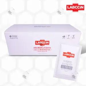 랩신 손소독티슈 100매 1개 세균제거 개별포장