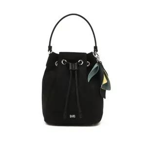 [닥스]블랙 플라워장식 나일론 버킷백 DCBA6E524_s