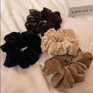 초코링샵 벨벳 클래시 스크런치 4종세트, 겨울 곱창 밴드, 4pcs