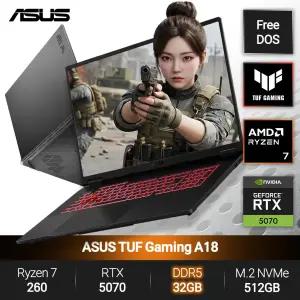 TUF A18 FA808UP-S8017 (라이젠7 260/RTX5070/32GB/512GB/FD) 게이밍 노트북 JH