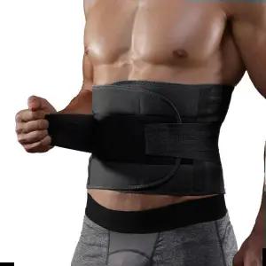 압박밴드 웨이트 헬스 자세보정밴드 척추 고탄력 3중 허리보호대
