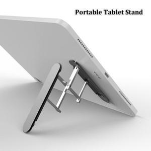 조정 가능 알루미늄 합금 태블릿 스탠드  안정적인 자체 접착 거치대  경량 휴대용 데스크탑