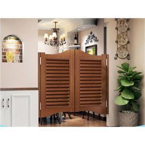 나무 스윙도어 목재 양문 하프 도어 우드 카우보이문