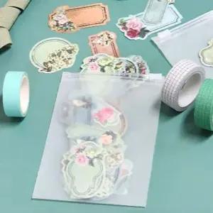 반투명파우치 반투명지퍼 여행 파우치 SS