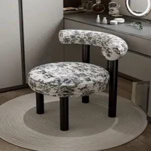 해이프 화장대의자 등받이 귀여운 스툴 다용도 인테리어