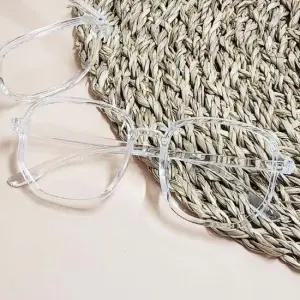 투명뿔테 남자안경테 오각 심플 안경테 투명