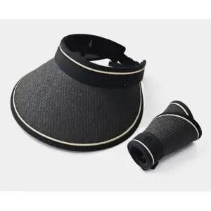 여자 외출 햇빛차단 썬캡 데일리 휴가 돌돌이 모자 햇빛차단모자