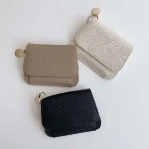 해외여행 필수품 리얼 레더 미니 카드 동전 지갑