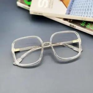 예쁜안경 SFr 패션 투명 왕 뿔테