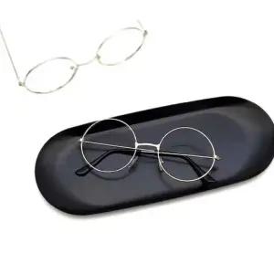 실버 원형 안경테 맨즈