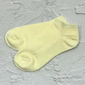 패션양말 여성용 무지패션 캔디 단목양말 레몬