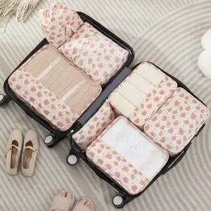 캐리어정리파우치7종세트 트래블 세면도구 캐리어 여행용 파우치 세트 워시백 정리백