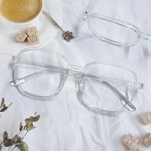 패션안경 SFr 오각 심플 안경테 투명