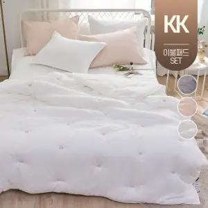 먼지없는 자수 모달 사계절 간절기 차렵 이불 봄 가을 겨울 킹사이즈 침구 슈퍼킹 KK 침대 패드 세트