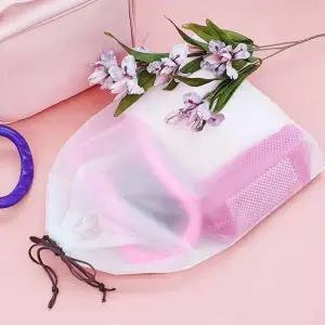 캐리어정리 SFr 반투명 끈 파우치 XXL