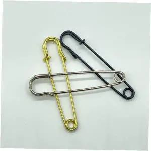 침대시트 이불 고정용 대형 안전핀 검정색 황동색 옷핀 브로치 세트