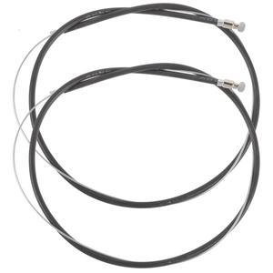 2개세트 휠체어 브레이크 케이블 교체용 자전거 라인 내구성 있는 앞뒤 와이어 산악 액세서리