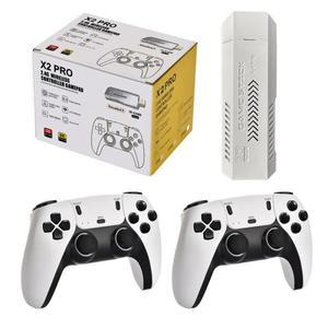 X2 PRO 256GB 레트로 게임 콘솔 4K 3D 아케이드 무선 TV 홈 GD10 스틱 (PSP 지원)