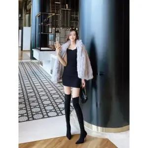 셉띠엠브레 여성롱부츠 무릎 롱부츠 가을 겨울 슬림 부츠 하이힐 스판 핏 UNO4