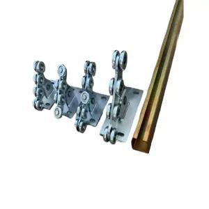 휠 게이트 대문 롤러 바퀴 무레일 슬라이딩 W65 가로세로 6개 300kg