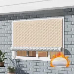 패딩 커튼 3중 보온 누빔 양털 붙이는 창문형 보온력