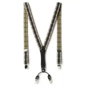 체크멜빵 브라운 20대벨트 남자허리띠 멜빵 체 WFLQTZ3