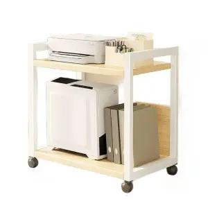 이동식 프린터 선반 본체 데스크 거치대 복합기 책상 바퀴 수납 사무실