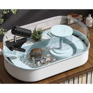 수조 거북이 반수생 80X28 5X28 블루 스몰 달팽이 중형 5CM