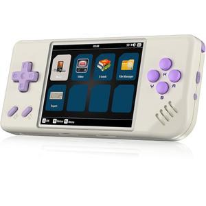 RG28XX 레트로 핸드헬드 게임 콘솔 리눅스 OS 플레이어 64G TF 카드 5516 2 83 인치 IPS 화면 3100mAh HD M I 출력 지원 화이트